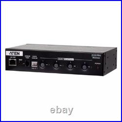 ATEN PE4104G power distribution unit (PDU) 4 AC outlet(s) 1U Black