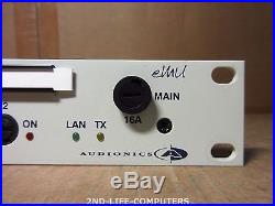 AUDIONICS EMU 12-Ports Output 1U PDU IP-controlled Power Distribution Unit