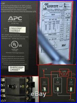 American Power APC OG-PD40G6FK1 InfraStruxure 40kVA UPS Power Distribution Unit