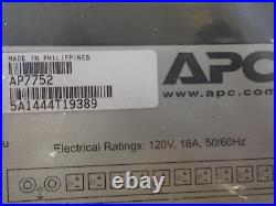 Apc Ap7752 Rack Mounted Transfer Switch