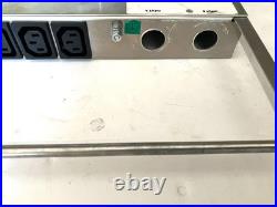 Argosy (Bryant) 1u 32A 10 way IEC MDU PDU AUTO Switch over twin input supply