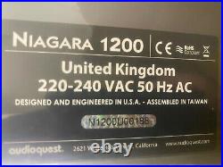 AudioQuest Niagara 1200 UK Mains Power Conditioner (New replacement from manuf)