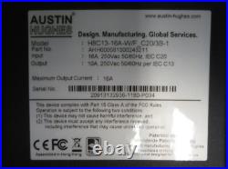 Austin Hughes InfraPower 16A Switched PDU 1U 8x C13 1xC20 H8C13-16A-WithF C20/3B-1 Austin Hughes InfraPower 16A Switched PDU 1U 8x C13 1xC20 H8C13-16A-WithF C20/3B-1