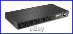 Avocent PM3006H-401 6-Outlet IEC 60320 C19 1U Rack Power Distribution Unit New