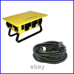 CEP 6506-GU Power Distribution Spider GFI Box, CEP 6400M 100' 6/3-8/1 SOW Cord