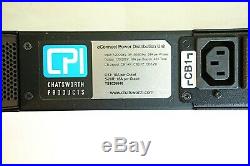 CPI Chatsworth L3-1P0G3 PDU 120 / 208 V 3-phase 8.6 kW Power Distribution Unit