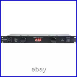 Citronic 776.496UK power distribution unit (PDU) 9 AC outlet(s) 1U Black