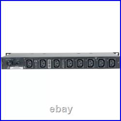 Citronic 776.496UK power distribution unit (PDU) 9 AC outlet(s) 1U Black