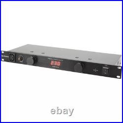 Citronic 776.496UK power distribution unit (PDU) 9 AC outlet(s) 1U Black