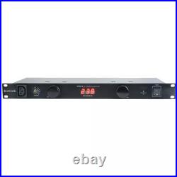 Citronic 776.496UK power distribution unit (PDU) 9 AC outlet(s) 1U Black