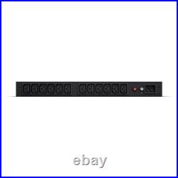 CyberPower PDU20BHVIEC12R power distribution unit (PDU) 12 AC outlet(s) 1U Black