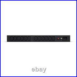 CyberPower PDU20BHVIEC12R power distribution unit (PDU) 12 AC outlet(s) 1U Black CyberPower PDU20BHVIEC12R power distribution unit (PDU) 12 AC outlet(s) 1U Black