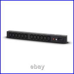 CyberPower PDU20BHVIEC12R power distribution unit (PDU) 12 AC outlet(s) 1U Black