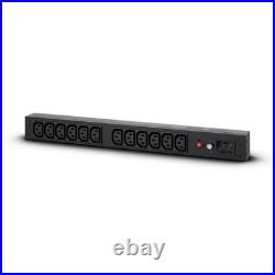 CyberPower PDU20BHVIEC12R power distribution unit (PDU) 12 AC outlet(s) 1U Black CyberPower PDU20BHVIEC12R power distribution unit (PDU) 12 AC outlet(s) 1U Black