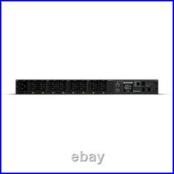 CyberPower PDU41005 Managed Switched 1U Single-phase Horizontal Steel Black