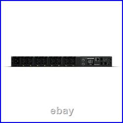 CyberPower PDU41005 Power Distribution Unit PDU 8 AC Outlets 1U Black