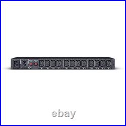 CyberPower PDU44004 power distribution unit (PDU) 12 AC outlet(s) 1U Black