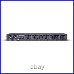CyberPower PDU44005 power distribution unit (PDU) 10 AC outlet(s) 1U Black