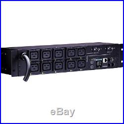 CyberPower PDU81009 Switched Metered-by-Outlet PDU, 200-240V, 30A 10 Outlets