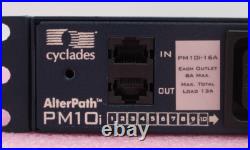 Cyclades Alterpath PM 10i 10xC13 10A 1U PDU Power Distribution 240V PM10i-16A