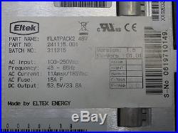 ELTEK FLATPACK2 48V 100-250VAC 45-66Hz RECTIFIER 241115.001 30 DAY WARRANTY