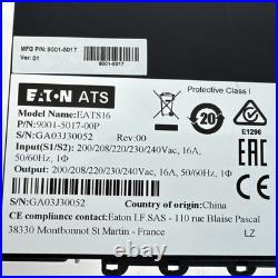 Eaton EATS16 Power Distribution Unit PDU 9 AC outlets 1U Black