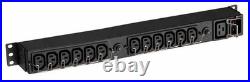 Eaton EFLX12I power distribution unit (PDU) 13 AC outlet(s) 1U Black