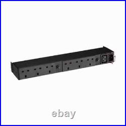 Eaton EFLX6B Monitored 1U Horizontal/Vertical Black 6 AC outlet(s) 2 m