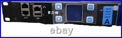Eaton EMAH28 8-Way 1U Horizontal Rackmount Managed Switched PDU C13 Outlets -NEW