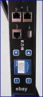 Eaton EMI104-10 G3 Metered Monitored PDU 200-240V, 24A (36) C13 (6) C19 ZeroU