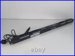 Eaton EMIB03 16-Way 24U Vertical Rackmount Metered Input PDU 16 Outputs
