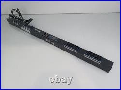 Eaton EMIB03 16-Way 24U Vertical Rackmount Metered Input PDU 16 Outputs