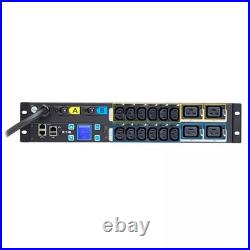 Eaton EMIH06 power distribution unit (PDU) 16 AC outlet(s) 2U Black