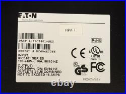 Eaton IPC3401-NET Intelligent Power Control 8x C13 19 Rack 1U PDU Power Bar 12A