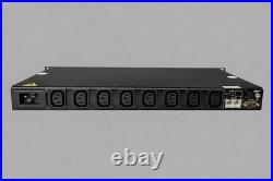 Eaton IPC3401-NET Intelligent Power Control 8x C13 19 Rack 1U PDU Power Bar 12A