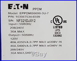 Eaton PowerPass Distribution Module EPPDMG6000-3U-7 power distribution unit