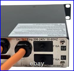 Eaton Pulsar STS 16 Power Source Transfer Switch 1U AC 208/220/230/240V 66028 Eaton Pulsar STS 16 Power Source Transfer Switch 1U AC 208/220/230/240V 66028