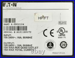 Eaton TPC2104 16 Outlet PDU Pulizzi Power Distribution Unit Standard 1U 240VAC Eaton TPC2104 16 Outlet PDU Pulizzi Power Distribution Unit Standard 1U 240VAC