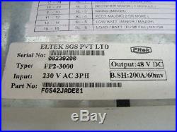 Eltek Flatpack2 Mainframe With 4 x 48V Rectifiers & SmartPack Extended Controller