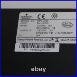 Emerson Liebert MicroPOD MP2-220L Maintenance Bypass PDU 230V 16A UPS Access
