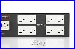 Equi=Tech ET1RS1-F Symmetrical Power System & Distribution Rack 2U Unit #32815