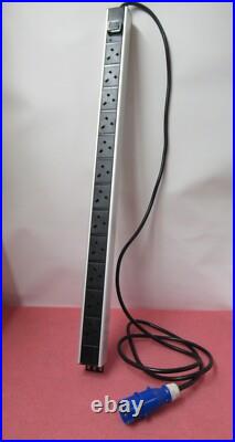 Excel D16-12-EXL 12 Way Horizontal PDU UK Socket 16A IEC 60309 Plug Switched 3M Excel D16-12-EXL 12 Way Horizontal PDU UK Socket 16A IEC 60309 Plug Switched 3M