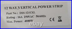 Excel D16-12-EXL 12 Way Horizontal PDU UK Socket 16A IEC 60309 Plug Switched 3M Excel D16-12-EXL 12 Way Horizontal PDU UK Socket 16A IEC 60309 Plug Switched 3M