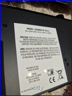 FURMAN M-10LX E- Power Conditioner & Light Module Rack Mount -mint, boxed. R