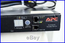 Free Shipping APC AP7750 AutoTransfer Switch 10-Outlet Rack Mnt Free Shipping
