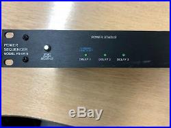 Furman Power Conditioning Sequencer Model PS-8R E Rack Mount 1U