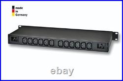 GUDE 8826-1 Remote Switched & Metered PDU 12x IEC C13, Dual 16A Input, 1U Rack