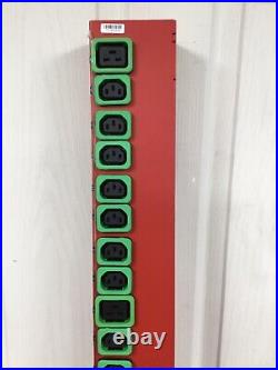 Geist GS39964L-R (RED) Switched 240V 32A Power Distribution Unit PDU C13/C19