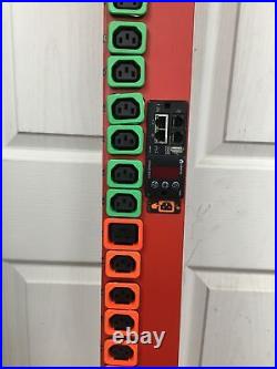 Geist GS39964L-R (RED) Switched 240V 32A Power Distribution Unit PDU C13/C19