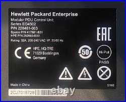 HP AF4502 32 A Modular PDU Control Unit 228481-003 12-Month RTB Warranty